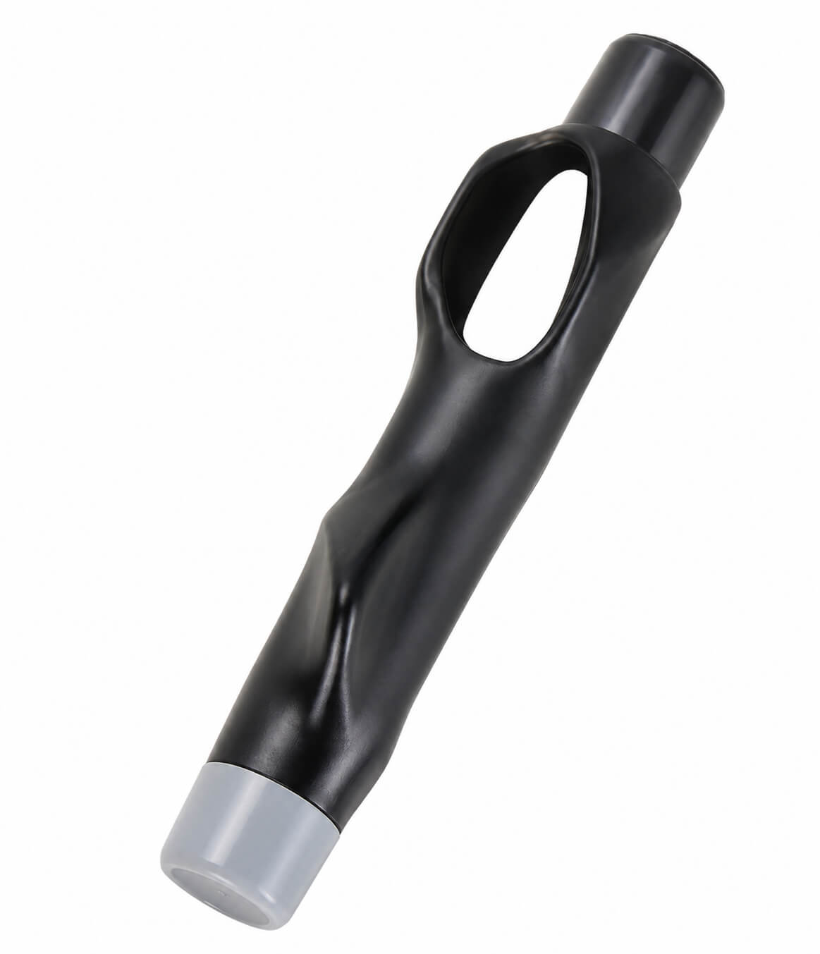 Black golf grip correction device for beginner grip training
