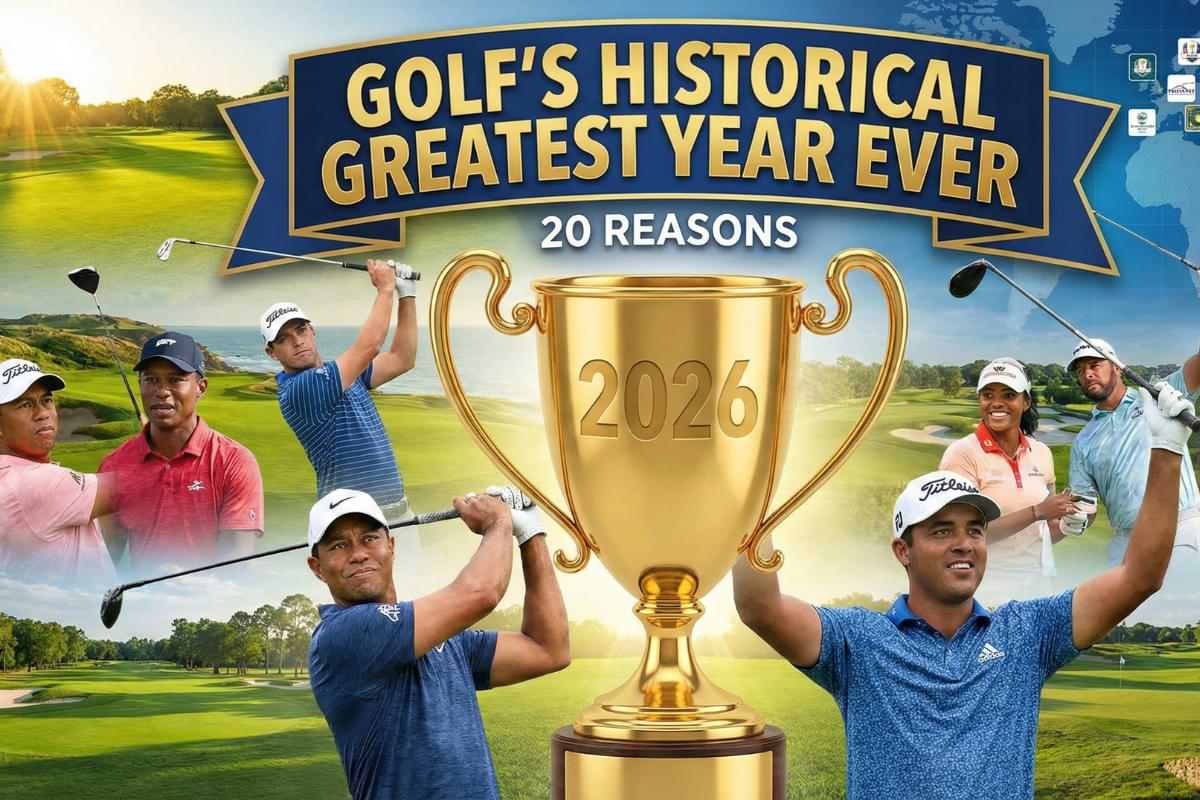 2026 Golf's historical Greatest Year ever