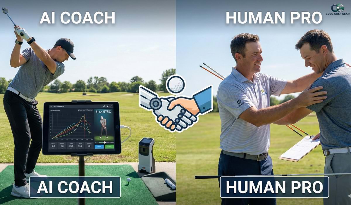 Golf AI Coach vs Golf Human Pro