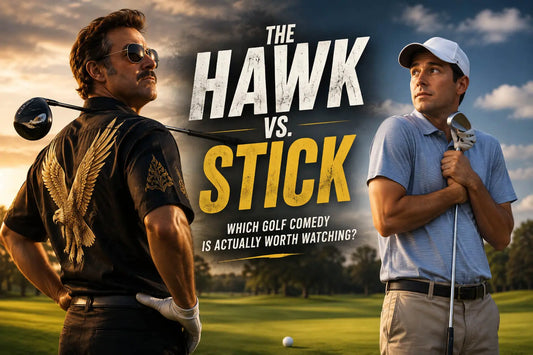 The Hawk vs Stick golf comedy comparison on a championship golf course