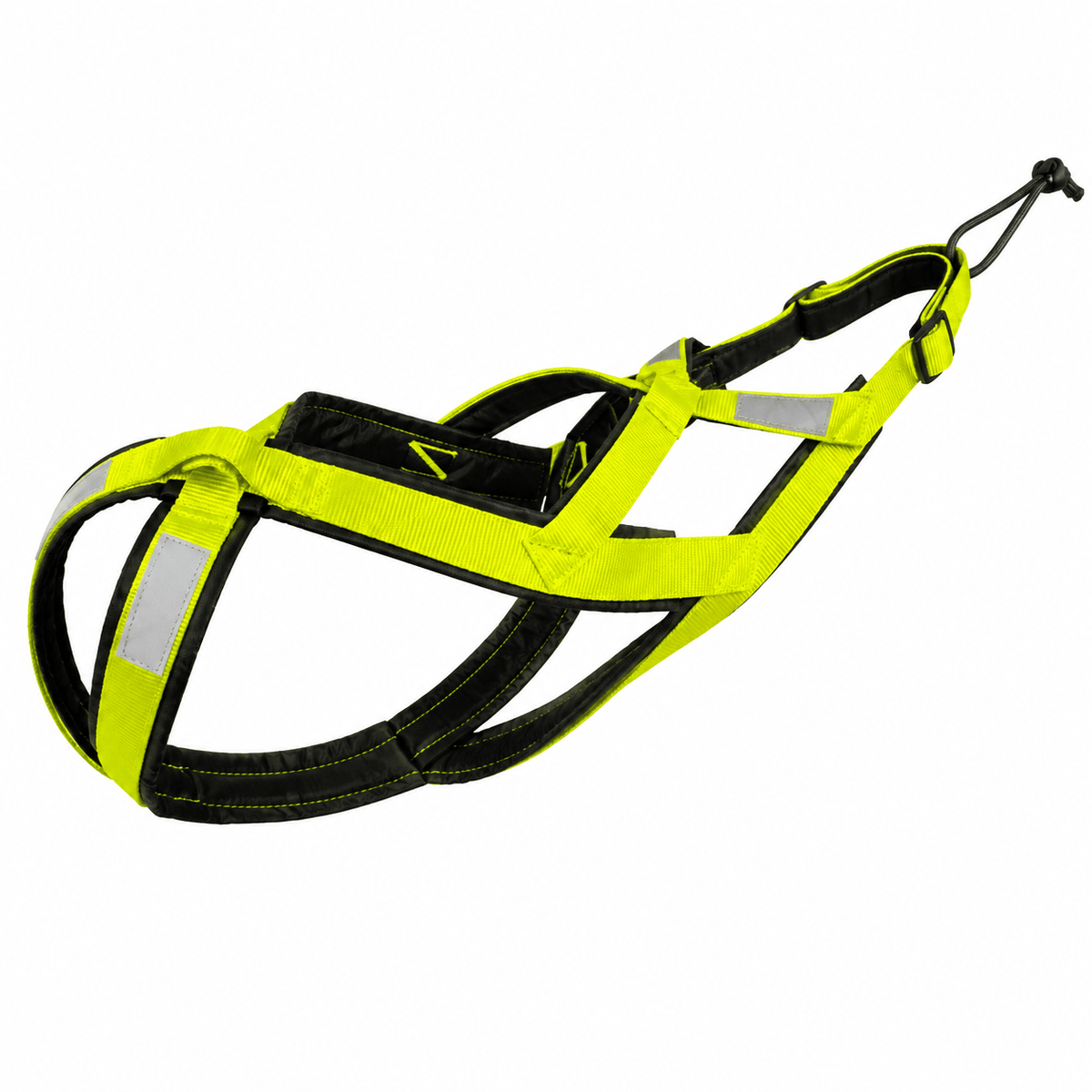 X-back dog sled harness for large dogs pulling a golf cart
