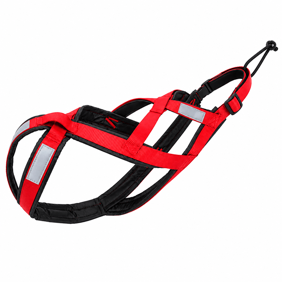 X-back dog sled harness for large dogs pulling a golf cart