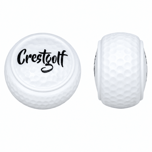 Practical golf flat ball for putting and practice